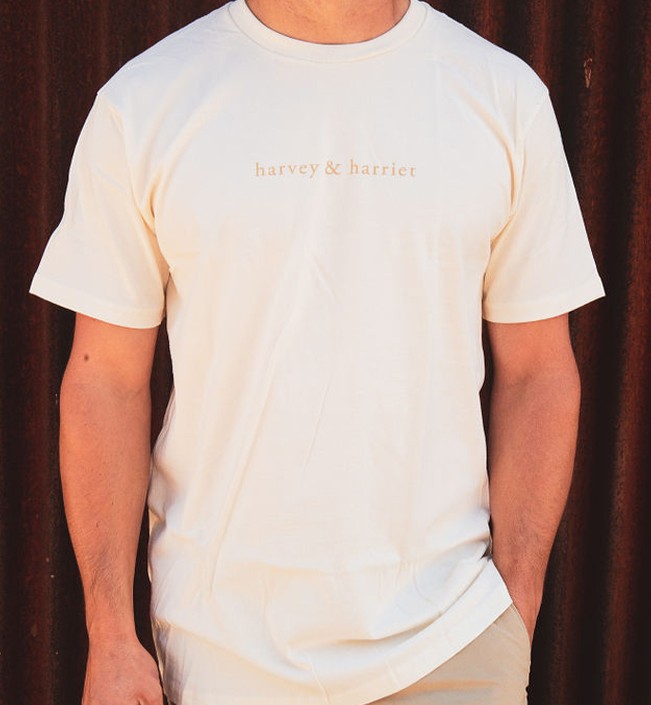 HARVEY & HARRIET WHITE TEE